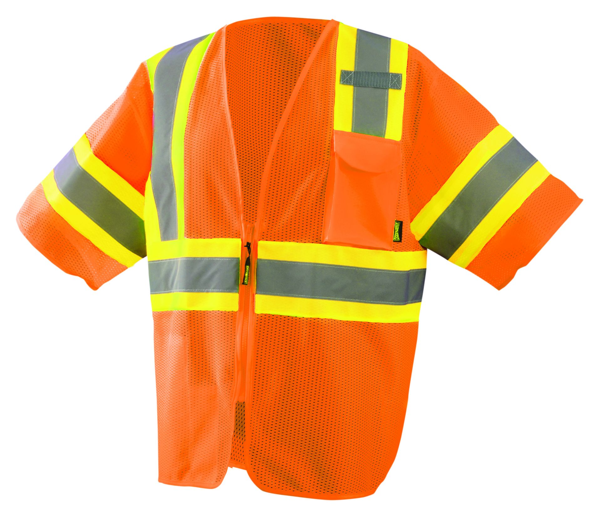 Picture of Occunomix ECO-IMZ32T MESH TWO-TONE VEST w/ZIPPER