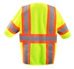 Picture of Occunomix ECO-IMZ32T MESH TWO-TONE VEST w/ZIPPER