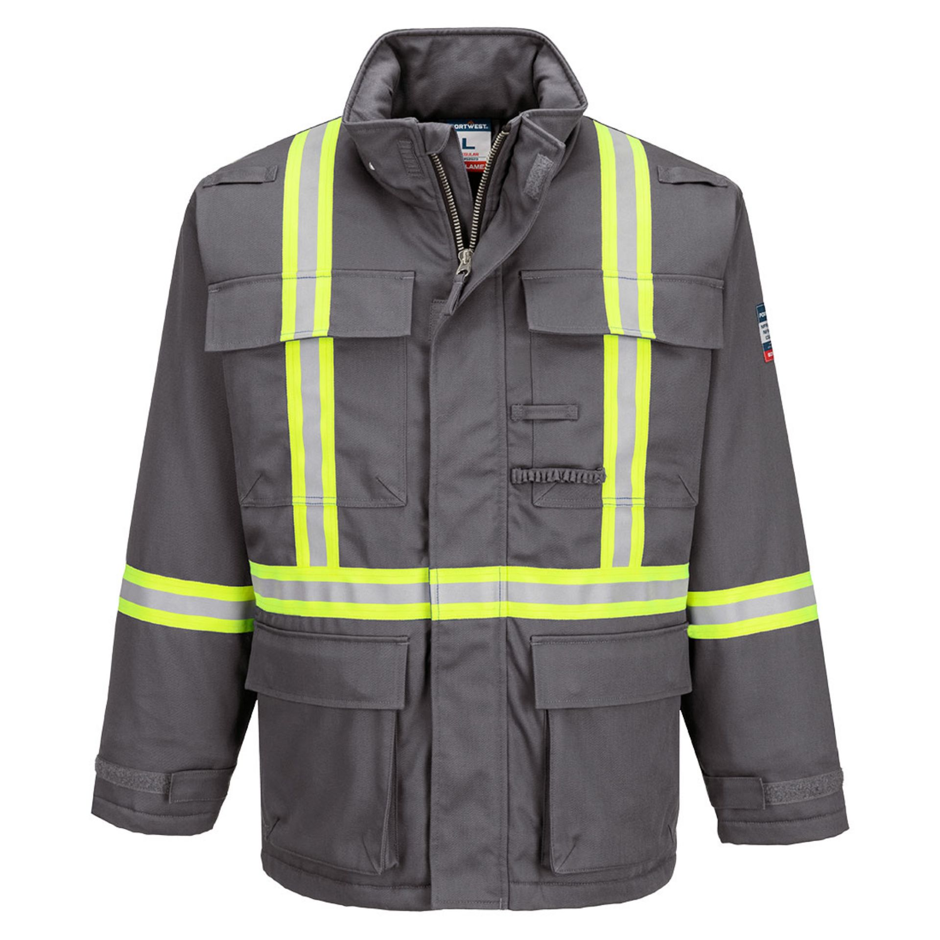 Picture of Portwest FR612 Bizflame 88/12 X-Back Insulated FR Winter Parka