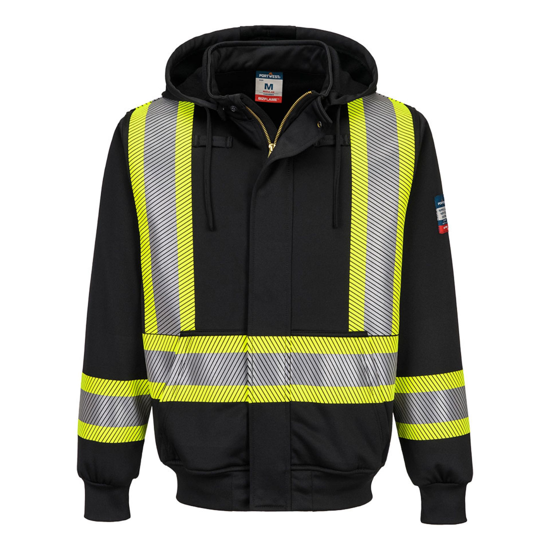 Picture of Portwest FR747 Bizflame Knit 4 X Back FR Hoodie