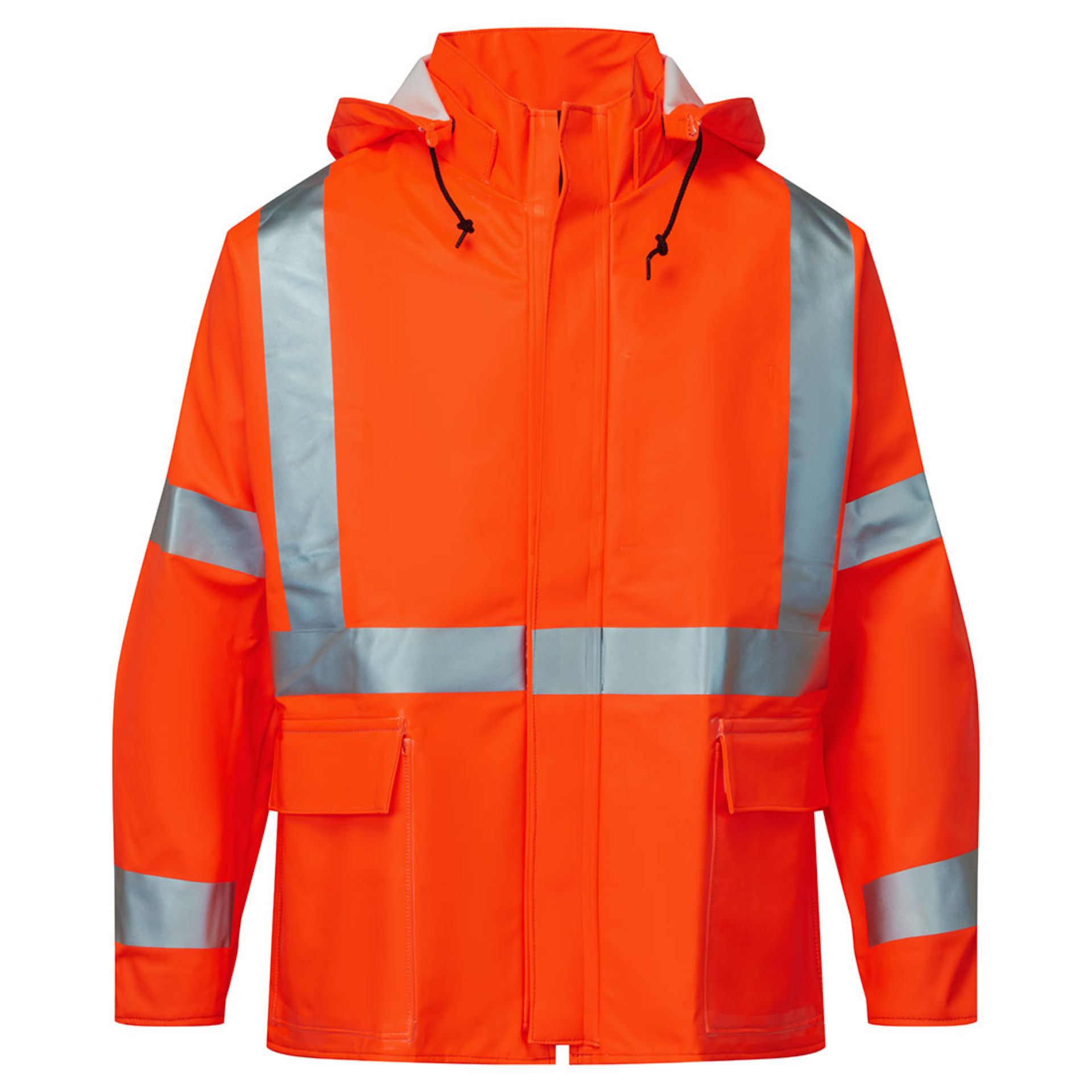 Picture of Portwest I7215SJ FLEXARC 10oz Polyurethane FR Cotton Rain Jacket