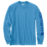Picture of Carhartt K231 Mens Dearborn Loose LS Logo T-Shirt