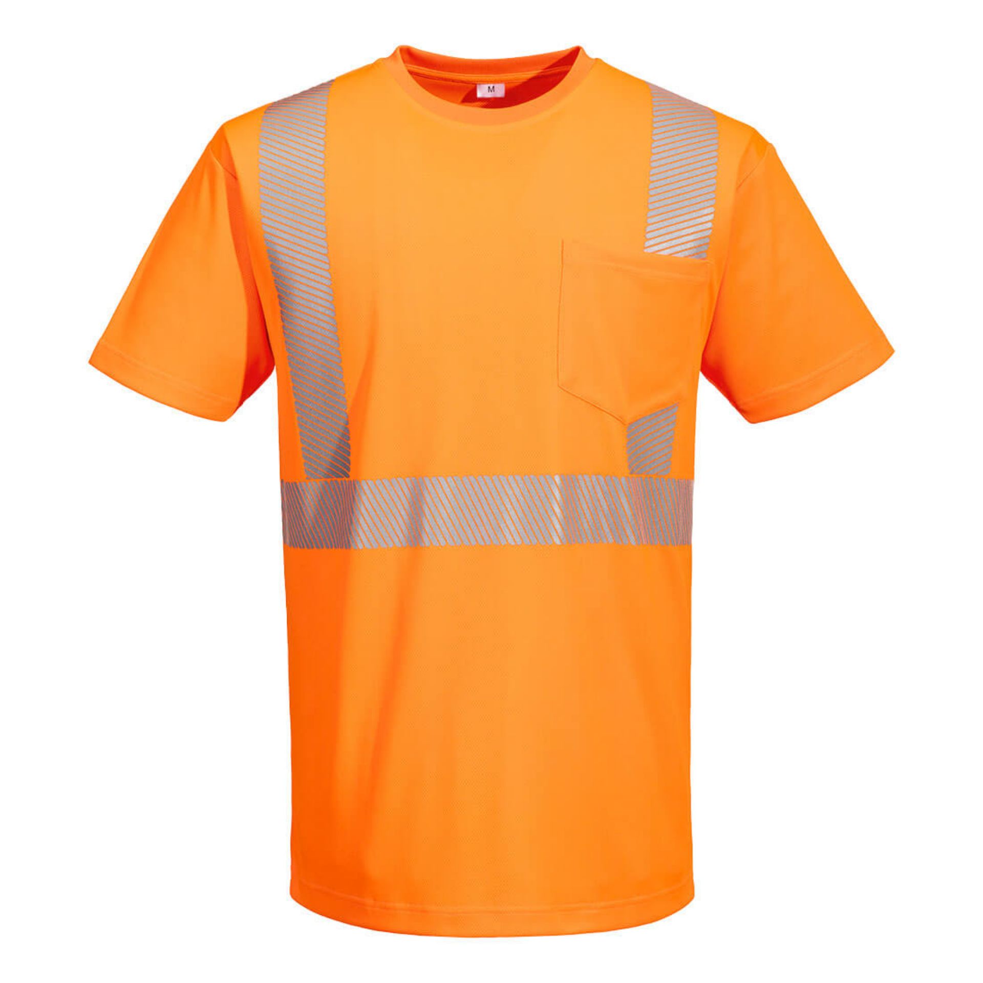 Picture of Portwest L044 Hi-Vis Lightweight S/S T-Shirt Segmented Tape