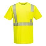 Picture of Portwest L044 Hi-Vis Lightweight S/S T-Shirt Segmented Tape