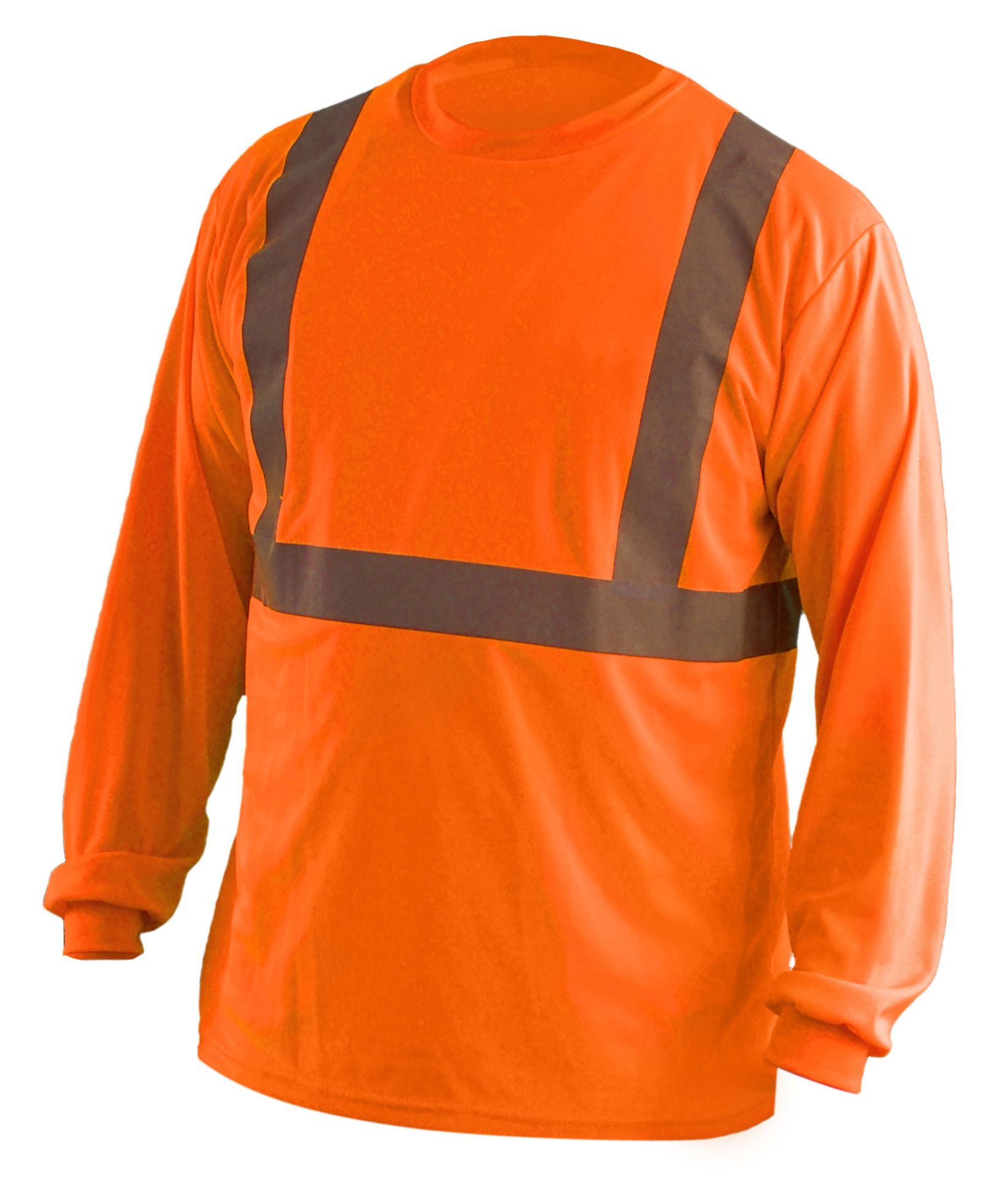 Picture of Occunomix LUX-LSET2B LONG SLEEVE WICKING BIRDSEYE T-SHIRT