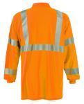 Picture of Occunomix LUX-LSPP3B LONG SLEEVE WICKING BIRDSEYE POLO SHIRT w/POCKET