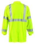 Picture of Occunomix LUX-LSPP3B LONG SLEEVE WICKING BIRDSEYE POLO SHIRT w/POCKET
