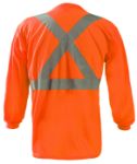 Picture of Occunomix LUX-LST2BX LONG SLEEVE WICKING BIRDSEYE X-BACK T-SHIRT