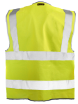 Picture of Occunomix LUX-SSFULLZ SOLID DUAL STRIPE VEST w/ZIPPER