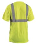 Picture of Occunomix LUX-SSMTP2 SHORT SLEEVE MICRO MESH T-SHIRT w/POCKET (also available in Tall)
