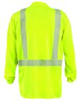 Picture of Occunomix LUX-TLSP2B LONG SLEEVE OCX PATENTED SEGMENTED TAPE T-SHIRT W/POCKET