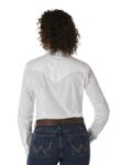 Picture of Wrangler LW1001W White Long Sleeve Solid Shirt