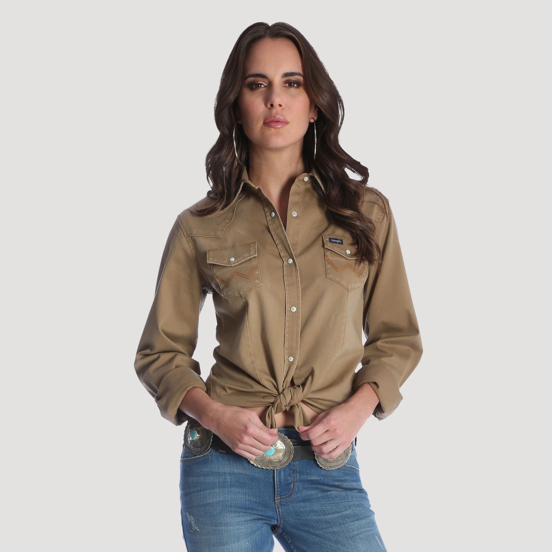 Picture of Wrangler LW1031T FR Flame Resistant Long Sleeve Work Shirt