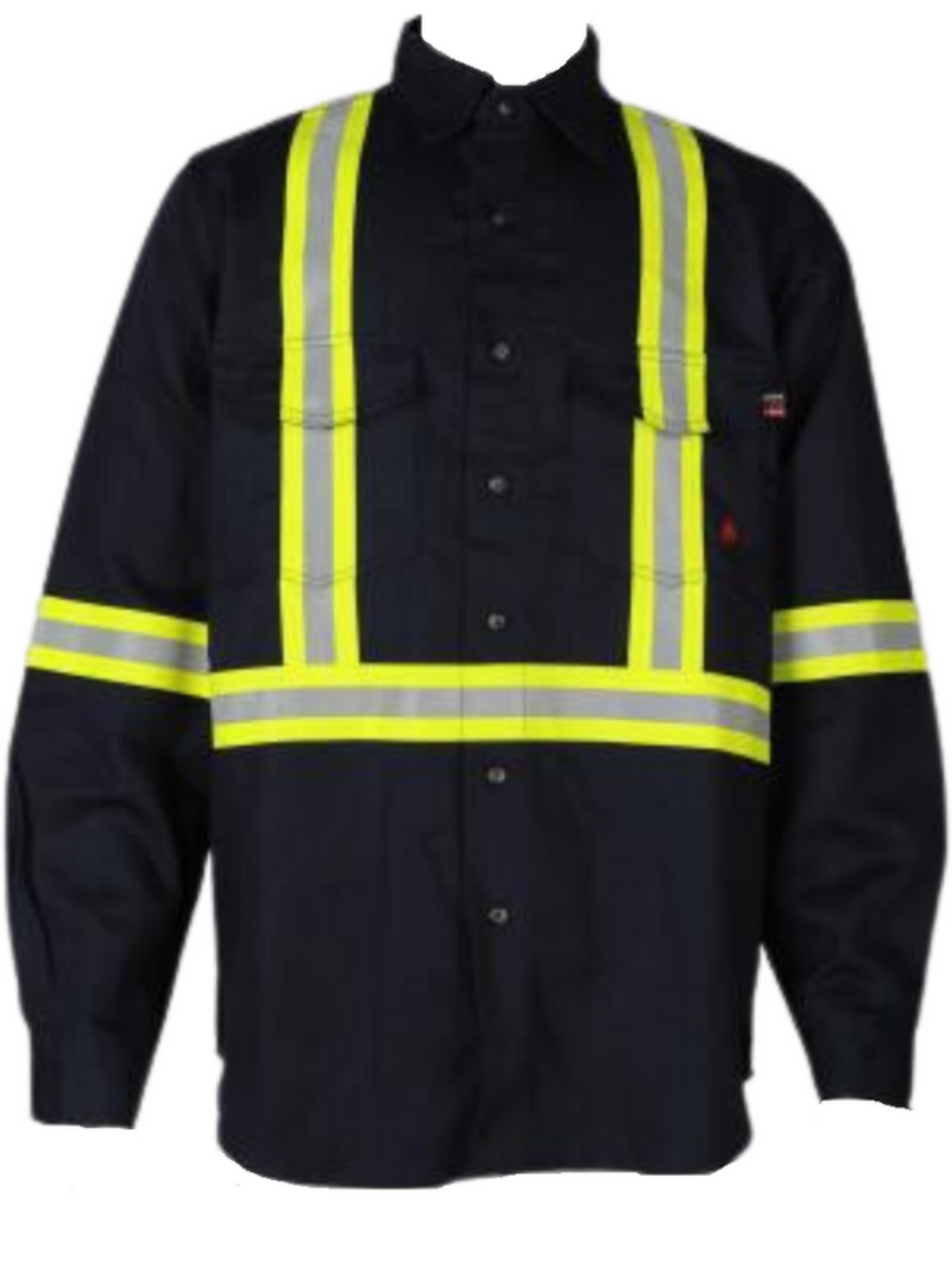 Picture of Forge FR MFRLB2TP24 MENS FR SOLID BUTTON SHIRT WITH TAPING