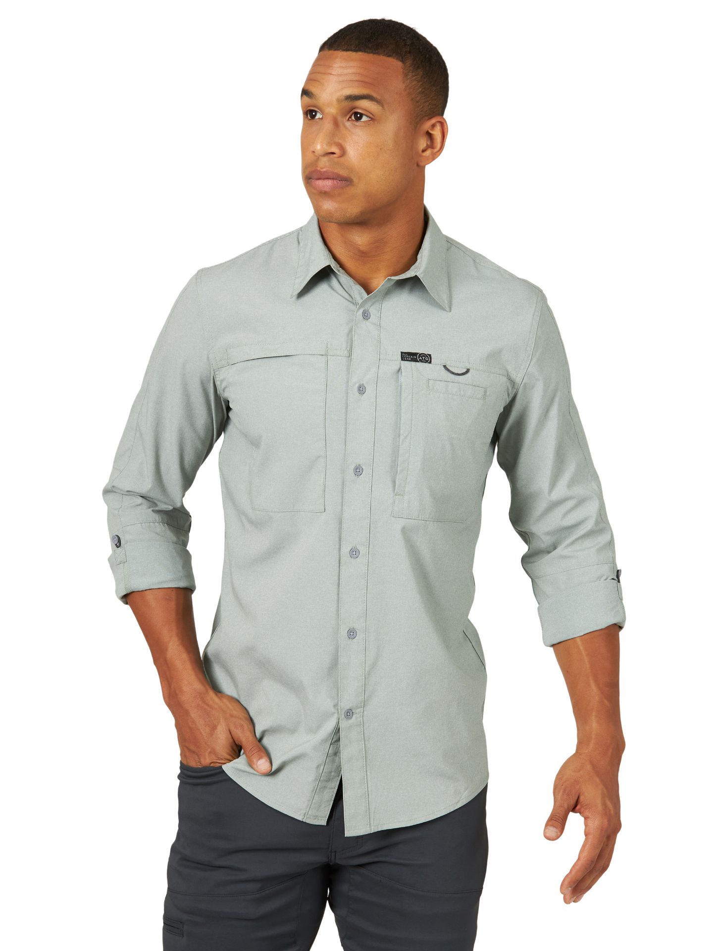 Picture of Wrangler NSB94 Wrangler Outdoor Hike To Fish Long Sleeve Shirt