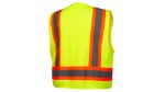 Picture of Pyramex RVZ24CP Clear Pocket Type R - Class 2 Hi-Vis Safety Vest