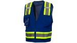Picture of Pyramex RVZ24CP Clear Pocket Type R - Class 2 Hi-Vis Safety Vest