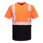 Picture of Portwest S196 Hi-Vis Segmented Tape Contrast T-Shirt S/S