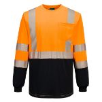 Picture of Portwest S197 Hi-Vis Segmented Tape Contrast T-Shirt L/S