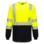 Picture of Portwest S197 Hi-Vis Segmented Tape Contrast T-Shirt L/S