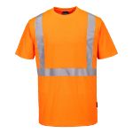 Picture of Portwest S198 Hi-Vis Pocketless S/S T-Shirt