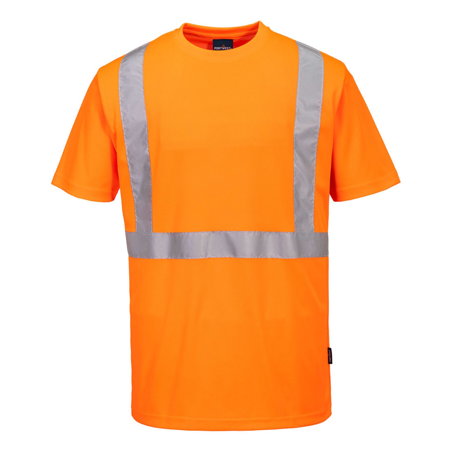 Picture of Portwest S198 Hi-Vis Pocketless S/S T-Shirt