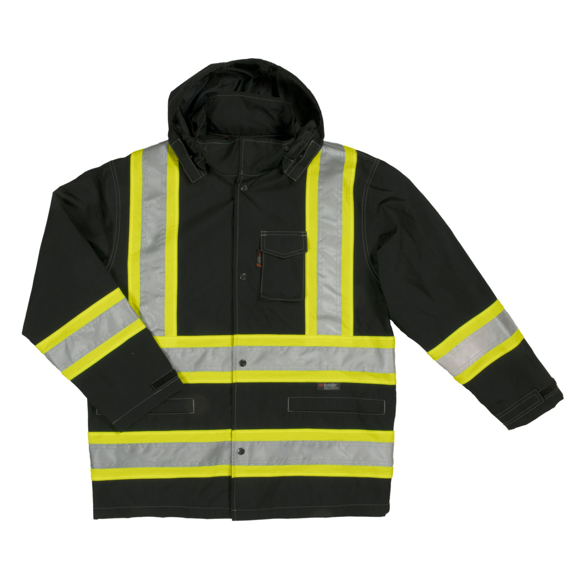 Picture of Tough Duck S372 SAFETY RAIN JACKET