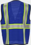 Picture of Safety Brite SB-43ZS Multi-Pocket Two-Tone Trim Mesh Vest