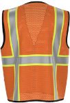 Picture of Safety Brite SB-43ZS Multi-Pocket Two-Tone Trim Mesh Vest