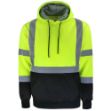 Picture of Safety Brite SB-C3MWBBP Class 3 Hi Vis Pullover Sweatshirt with Black Bottom