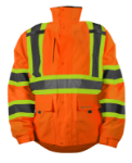 Picture of Occunomix SP-RS2JX TWO-TONE X-BACK RIPSTOP RAIN JACKET - Type R Class 3