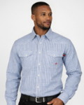 Picture of Forge FR MFRPLDB-3 L/S MEN'S ASST FR PLD BUTTON SHIRT