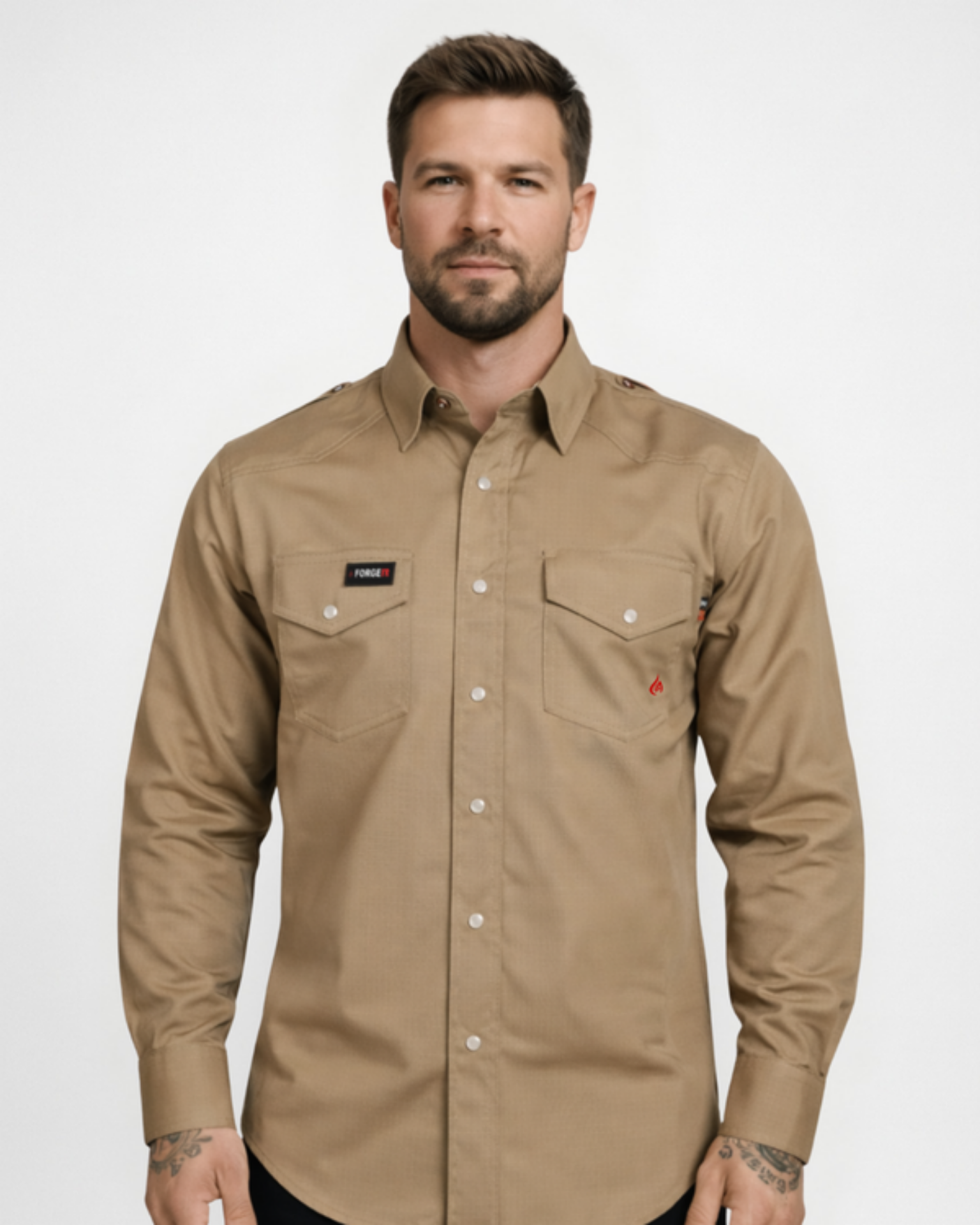 Picture of Forge FR MFRRIPS-003 MEN'S FR SNAP RIPSTOP SHIRT