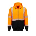 Picture of Portwest UB320 Hi-Vis Contrast Segmented Tape Zipped Hoodie