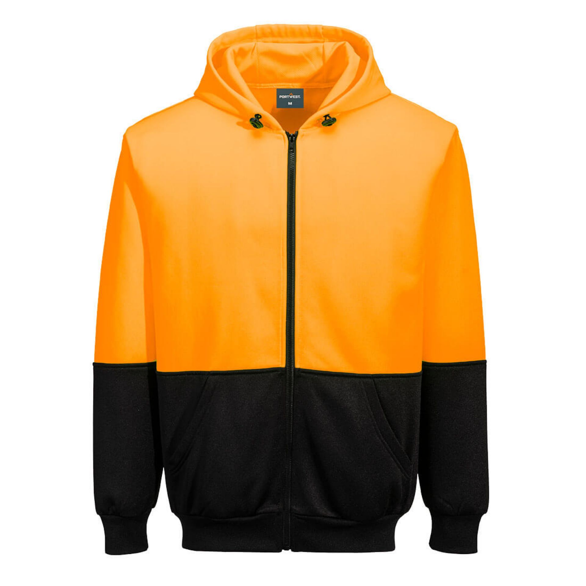 Picture of Portwest UB327 Hi-Vis Two-Tone Zip Hoodie