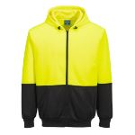 Picture of Portwest UB327 Hi-Vis Two-Tone Zip Hoodie