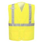 Picture of Portwest UC491 Economy Hi-Vis Mesh External Pocket Vest