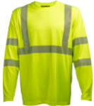 Picture of Occunomix UHV1005 MIRACOOL® H2KEWL™ PERFORMANCE KNIT LONG SLEEVE SEGMENTED TAPE T-SHIRT - Type R Class 3