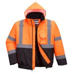 Picture of Portwest US363 Hi-Vis Two Tone Bomber Jacket
