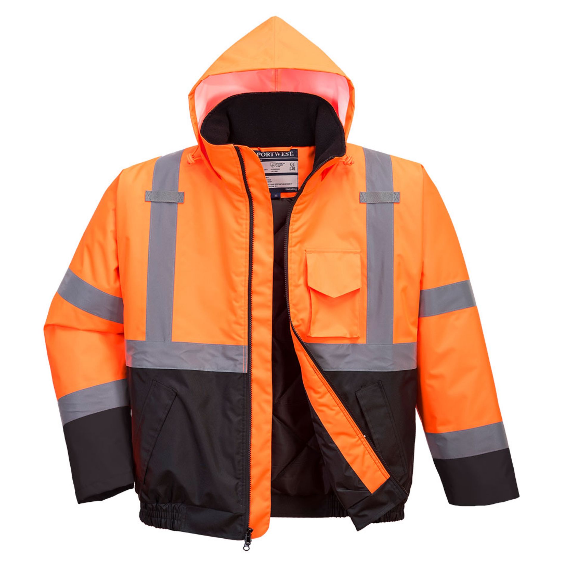 Picture of Portwest US363 Hi-Vis Two Tone Bomber Jacket