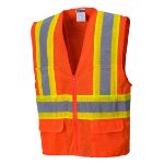 Picture of Portwest US371 Tulsa Contrast Hi-Vis Mesh Vest