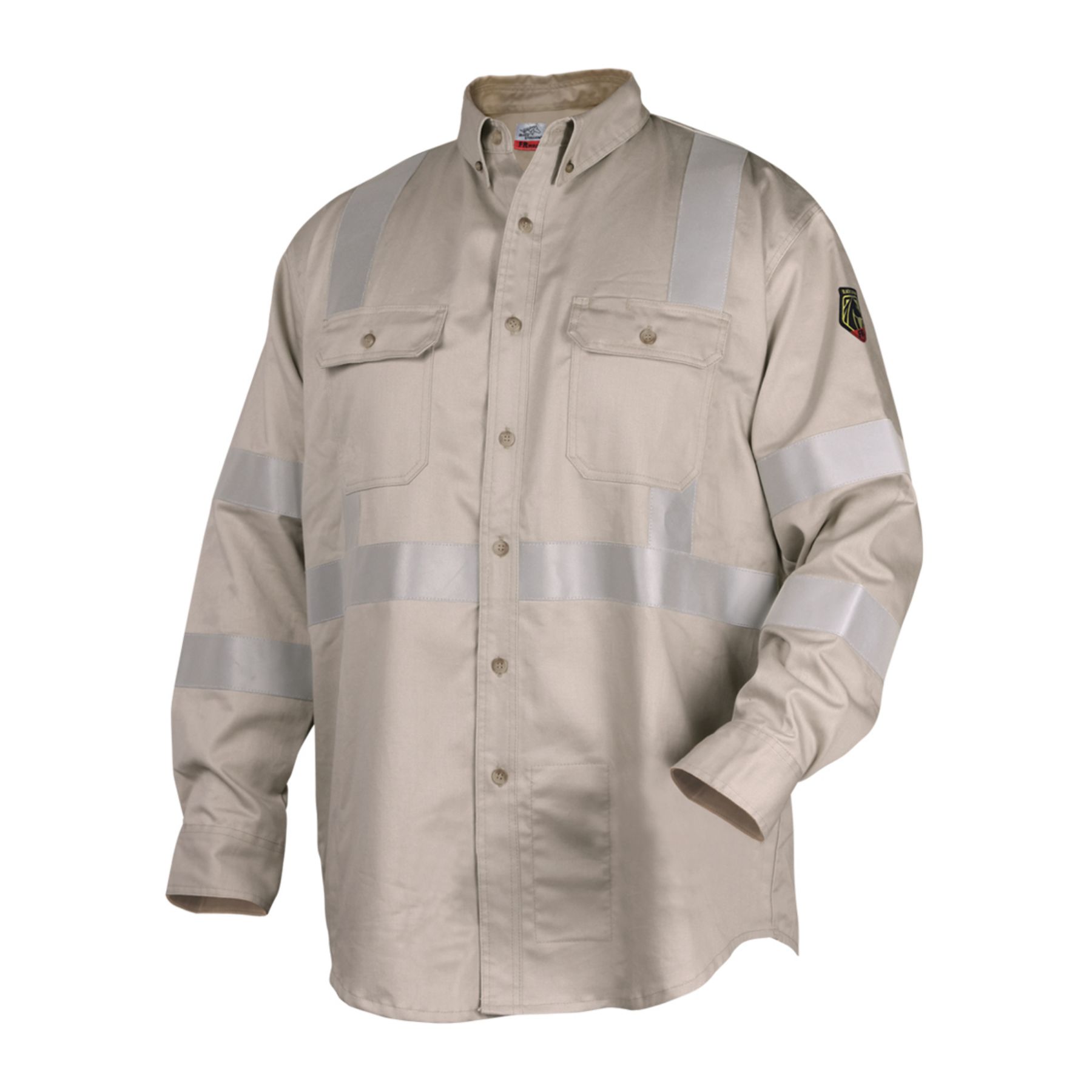 Black Stallion -ST FR COTTON STONE WORK SHIRT WITH SILVER REFLECTIVE