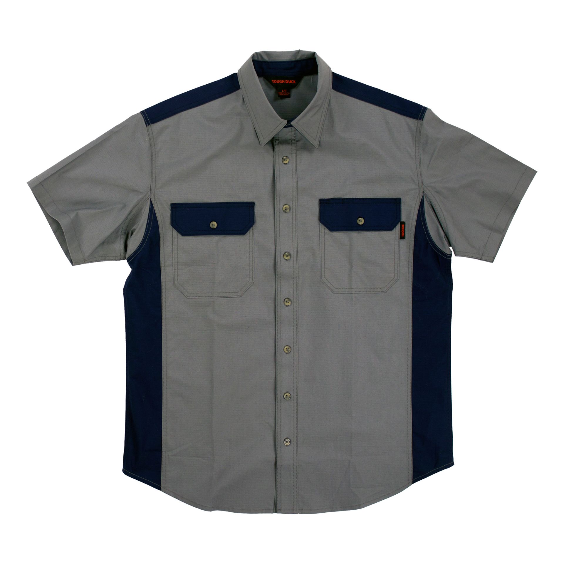 Picture of Tough Duck WS18 S/S STRETCH RIPSTOP COLOR BLOCK SHIRT