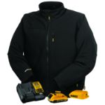 Picture of DEWALT DCHJ060ABD1 DEWALT Men's Heated Soft Shell Jacket Kitted Black
