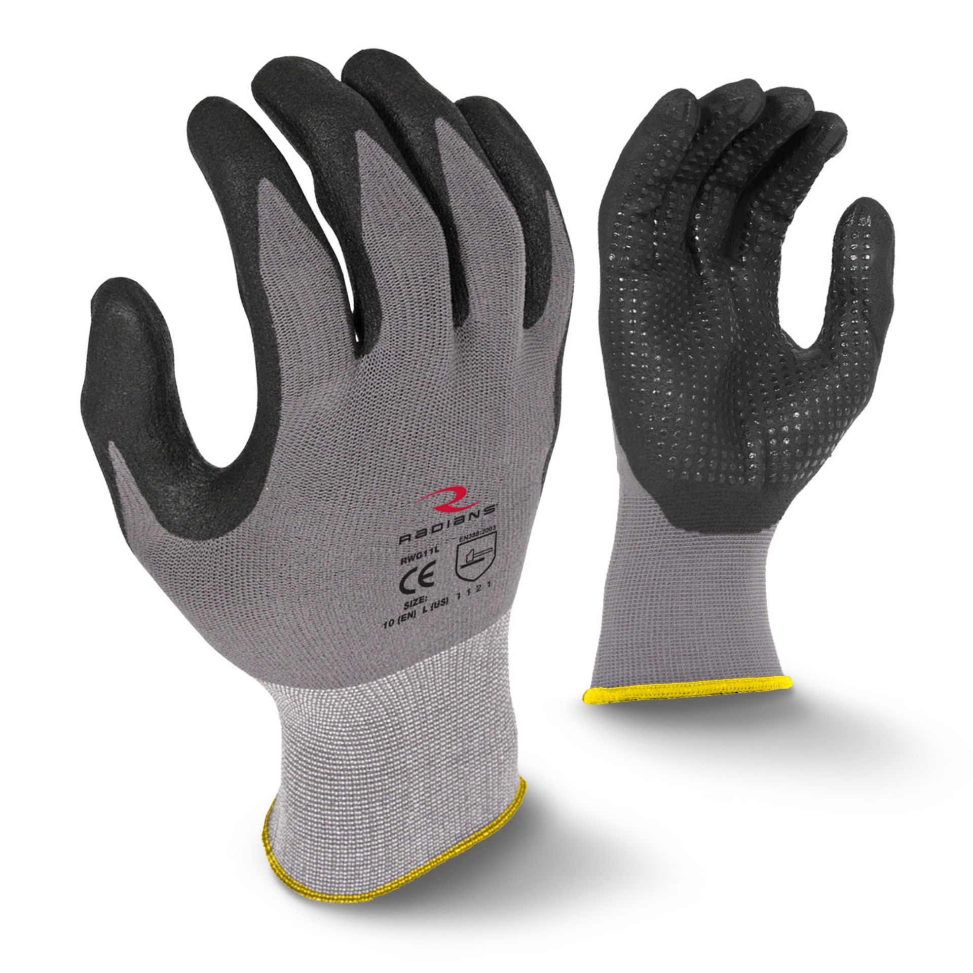 Picture of Radians RWG11 Radians RWG11 Micro-Foam Nitrile Gripper Glove