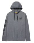 Picture of CAT 1510425 UPF HOODED BANNER L/S TEE