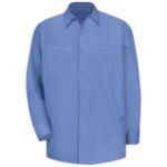 Picture of Red Kap® SB12 Men's Long Sleeve Industrial Stripe Work Shirt