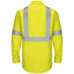 Picture of Red Kap® SY14-HV-TRC2 Men's Hi-Visibility Long Sleeve Ripstop Work Shirt - Type R, Class 2