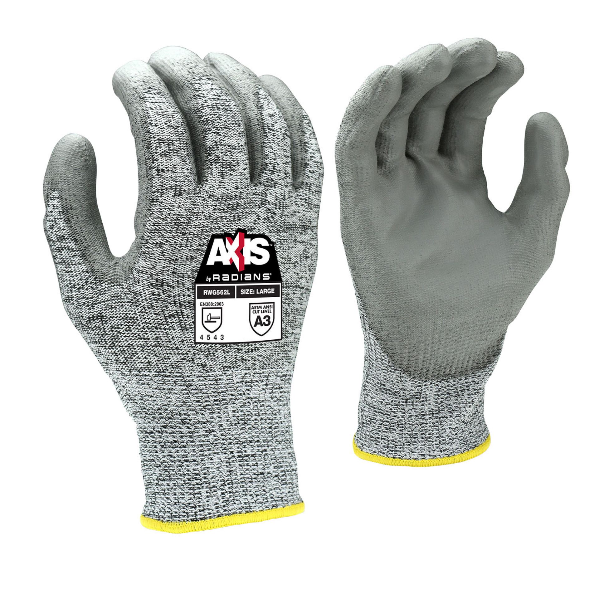 Picture of Radians RWG562 Radians RWG562 AXIS™ Cut Protection Level A3 PU Coated Glove