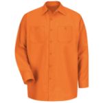 Picture of Red Kap® SP14-SOLID Men's Long Sleeve Industrial Work Shirt